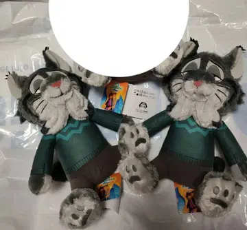 주토피아2 L 봉제 인형 파우버트 2개