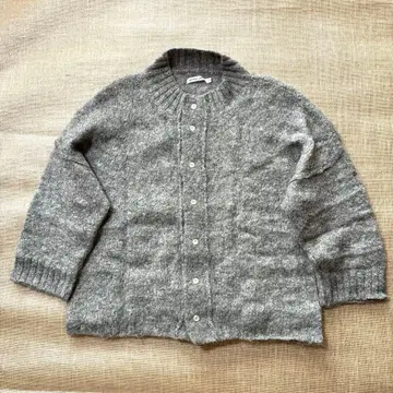 NATURAL LAUNDRY 내추럴 런드리 그레이 가디건