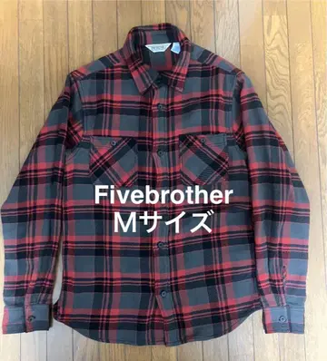 fivebrother 플란넬 셔츠 M 사이즈