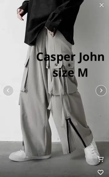 Casper John 캐스퍼 존 파라슈트 슬랙스 카고 M