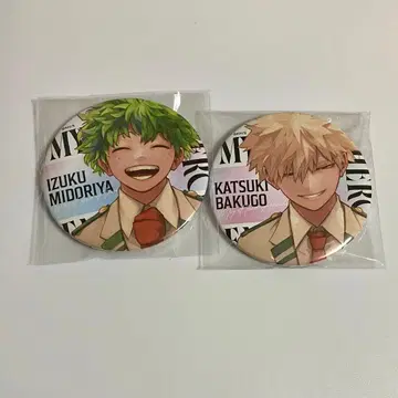 미도리야 이즈쿠 바쿠고 카츠키 캔뱃지 2개 세트