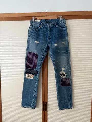 세브시그 SEVESKIG 리메이크 데님 팬츠 청바지 패치워크