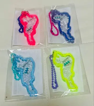 미치노에키 마키노 오이카토게 한정 메타세쿼이아 아크릴 키링 4색 세트