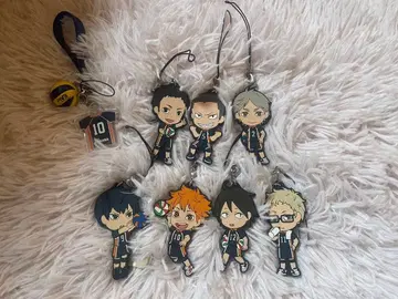 하이큐!! 아크릴 스트랩 8개 세트 제일복권