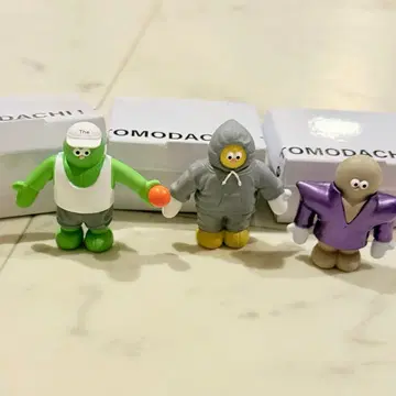 the tomodachi ! 캡슐 토이 피규어 3체 세트