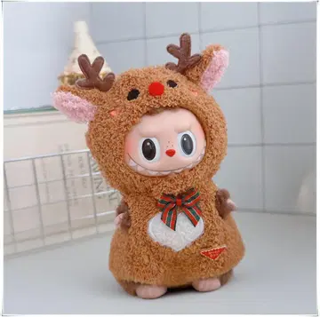 10cm 17cm 러브브 크리스마스 누이 의류 인형옷 루돌프 모자