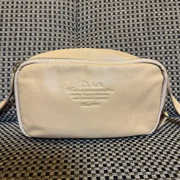 Dakota 베이지 가죽 숄더백