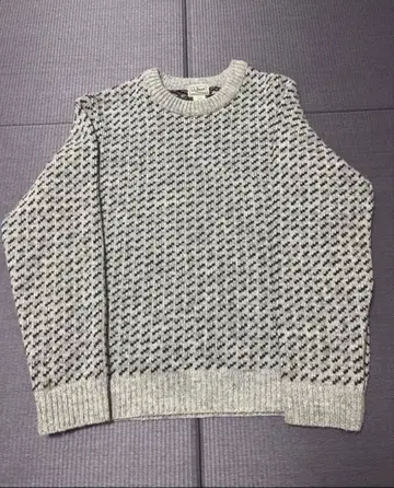 LL.Bean 100% 울 크루넥 스웨터 L