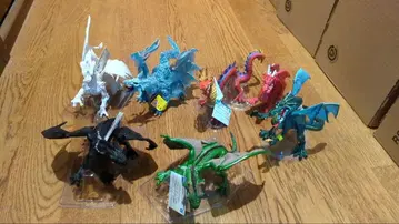 Schleich 드래곤 피규어 7개 세트