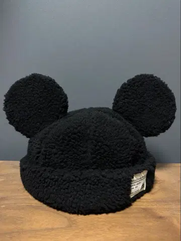 도쿄 디즈니 리조트 미키마우스 보아캡 블랙