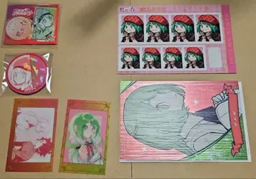 마남의 이치 금기 아크캐릭터 엽서 증명사진관 클리어 시트 캔뱃지