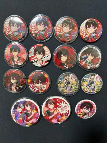 AMPTAK x COLORS 앗토군 마제타군 캔뱃지 묶음 판매