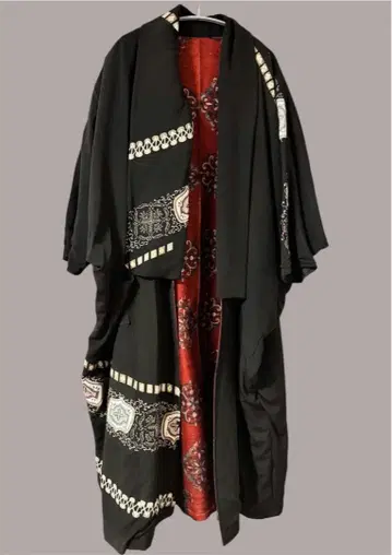 리메이크 기모노 고져스 리버서블 겉옷 코트 일본제 핸드메이드