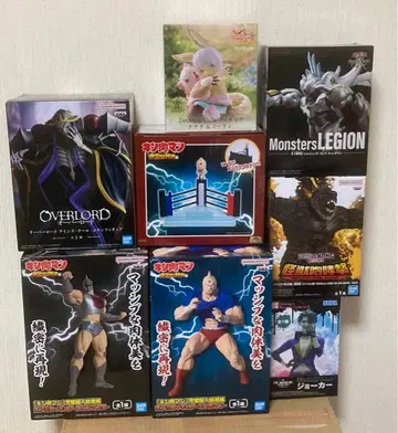 미개봉 새상품 프라이스 피규어 8세트 근육맨 오버로드 유희왕