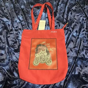 디즈니 캐릭터 토트백 스카 라이온킹