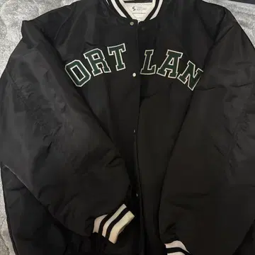 PORTLAND 바시티 자켓 L 사이즈 블랙