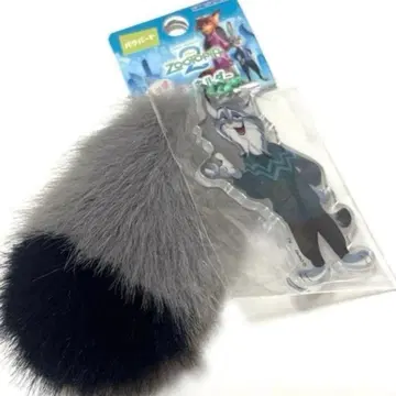 디즈니 주토피아2 파우버트 꼬리 달린 키링 스트랩