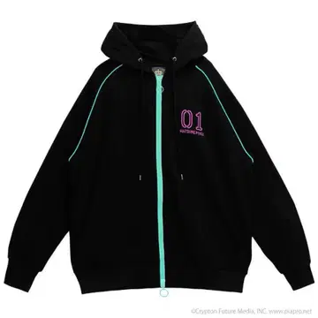 하츠네 미쿠 리슨 플레이버 LISTEN FLAVOR 지퍼 후드티