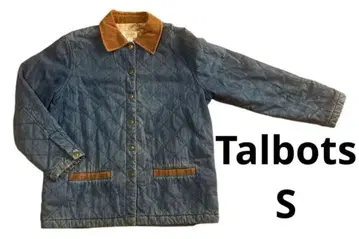 레어 Talbots 데님 자켓 S 퀼팅 자켓 데님