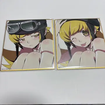 모노가타리 시리즈 오시노 시노부 색지 샤프트 원화전