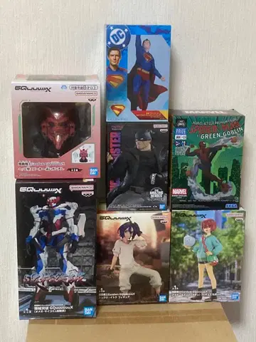 미개봉 새상품 프라이스 피규어 7세트 아메리칸 코믹스 건담