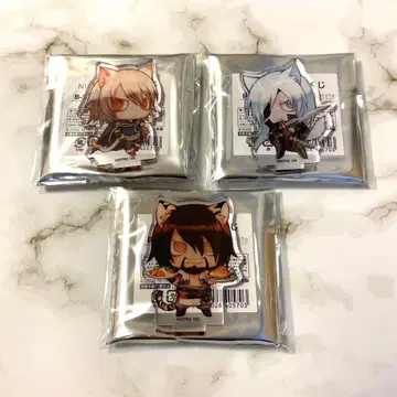 키라메모전 니트로키랄 복권 아크릴 스탬프 Lamento 3종 세트