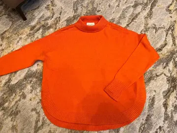 새상품급 유나이티드 애로우즈 울 캐시미어 스웨터 오렌지