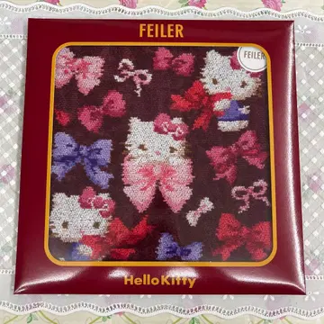 FEILER 페이러 타월 손수건 키티 리본