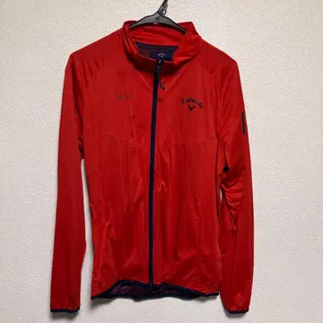 캘러웨이 골프웨어 점퍼 아우터 빨간색 L 사이즈