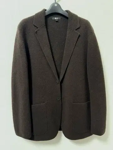 UNIQLO C 니트 자켓 다크 브라운 L 사이즈 새상품