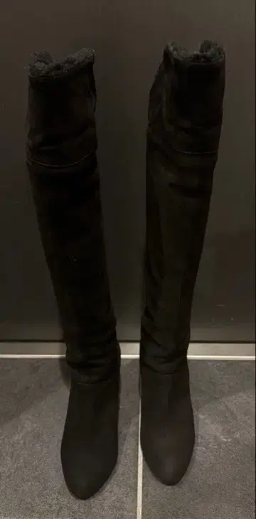 피체 아바하우스 스웨이드 니하이 롱 부츠