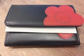 MARYQUANT 마리퀀트 인사이드 하트 카드 케이스 블랙