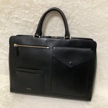 컨디션 최상 폴스미스 멀티 포켓 가죽 비즈니스 브리프 케이스