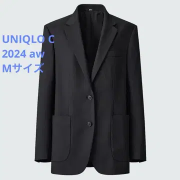 UNIQLO C 오버 사이즈 자켓 M 블랙 테일러드 자켓