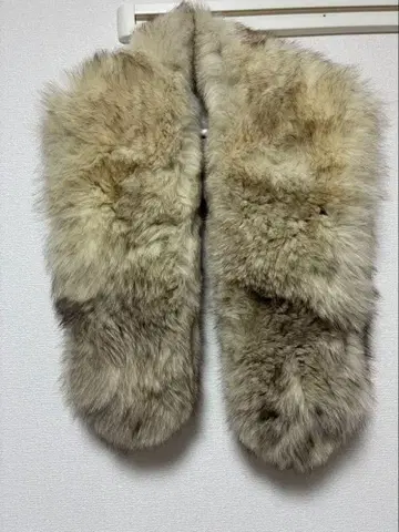 퍼 숄 성인식 베이지 계열