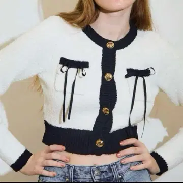 epine piping ribbon 가디건