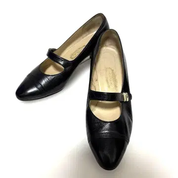 긴자 요시노야 힐 펌프스 24cm 네이비