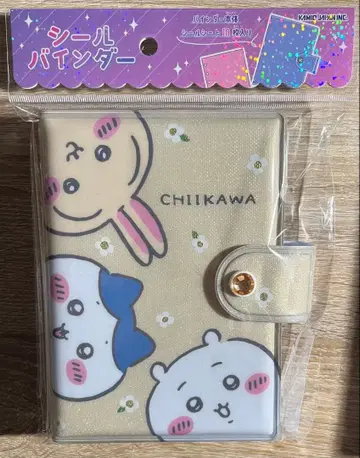 [ 새상품 ] 치이카와 (먼작귀) 씰 바인더 씰북 플라워 씰 대지