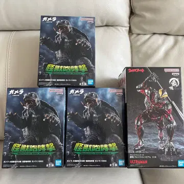 가메라 울트라맨 베리알 피규어 4체 세트