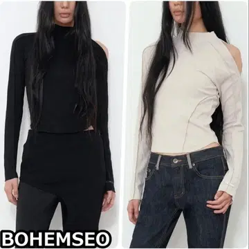 BOHEMIAN SEOUL HOOKED TURTLE NECK T