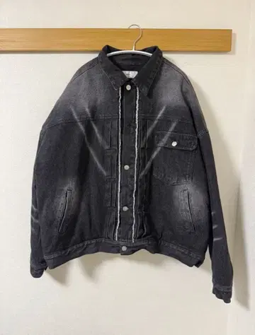 ADRER 블라스트 데님 패디드 블루종 데님/자켓/블루종