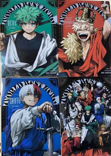 최강 점프 히로아카 신십걸 클리어 파일 4장 세트