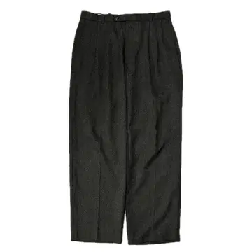 90s '3턱' 레이온 개버딘 슬랙스 '깨소금' 지방시