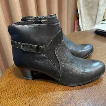 STUDIO27 가죽 숏부츠 블랙 24cm EEE