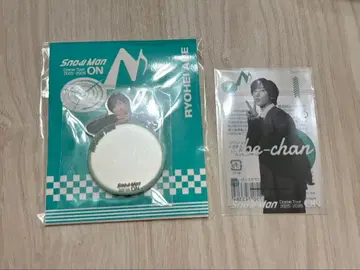 Snow Man 아베 료헤이 클리어 스티커 미러 스티커