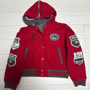 즉시 구매 레드 바시티 자켓