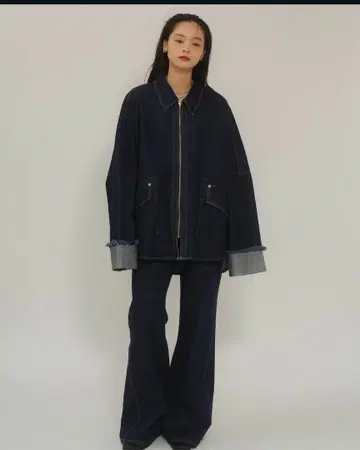 Knuth Marf 데님 오버 셔츠 재킷