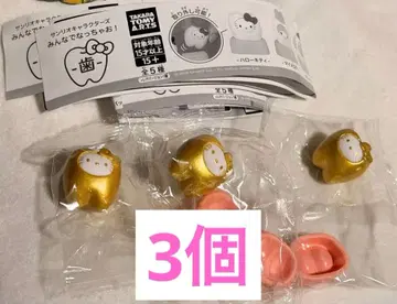 산리오 캐릭터즈 모두 함께 되자! -치아- 헬로키티 (골드)