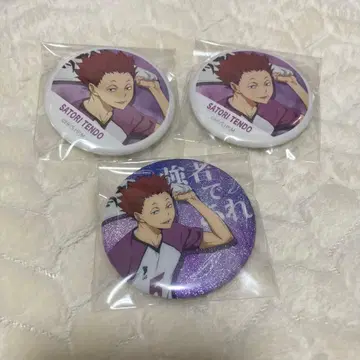 하이큐 횡단막 캔뱃지 텐도 사토리