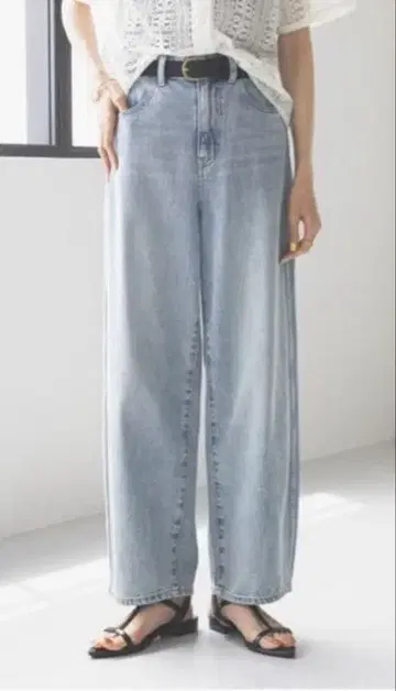 GLOBAL WORK 글로벌 워크 GOOD 데님 배기 팬츠 L 사이즈